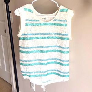 Sequins and slit-back top!